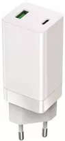 Setty GAN sieninis įkroviklis PD+QC USB + USB-C 65W LSI-02 baltas JO