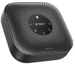 Konferencijų Garsiakalbis - EMEET OfficeCore M0 Plus 4-Mikrofonų Rinkinys, USB-C, Bluetooth, Juoda