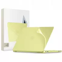 „Tech-Protect“ minkštas dėklas „Macbook Neo 13“ 2026, citrininis
