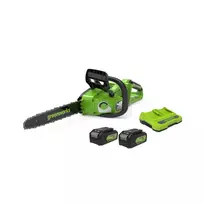 Grandininis pjūklas 36cm 48V(2X24V) gd24x2cs36k4x (du 4Ah akumuliatoriai ir kroviklis), Greenworks