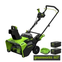 Sniego valytuvas 60V gd60stk4X (2X4Ah akum. + krov.), Greenworks