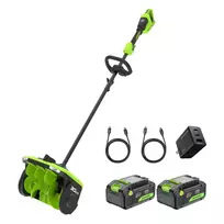 Sniego valytuvas-kastuvas 48V(2X24V) SS3002A2 (2X4.0Ah + USB kroviklis), Greenworks