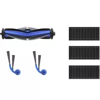 Priežiūros rinkinys Ecovacs DKT060214 skirtas DEEBOT T80 Family, 1 nesusipainiojantis pagrindinis šepetys + 2 nesusipainiojantys šoniniai šepečiai + 3 antibakteriniai filtrai