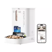Automatinė šėryklė PETKIT YumShare Dual-hopper 2, su kamera, balta