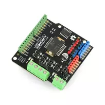 Gravity, 2x2A variklio priedėlis, dviejų kanalų variklio valdiklis 35V/2A, Arduino priekinė dalis, DFRobot DRI0017