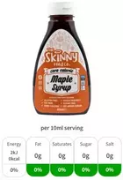 The Skinny Food Co. „Skinny Food Co.“ klevų sirupas, 425 ml, be kalorijų