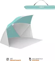 NILS NC4803 2-in-1 paplūdimio skėtis ir apsauga nuo vėjo