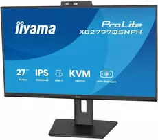 Monitorius iiyama ProLite 27IN IPS LCD 4MS 2560X1440 350CD/M2 HDMI/DP/USB 2 monitorius komputerowy 68,6 cm (27") 2560 x 1440 px Quad HD Juodas (XB2797QSNPH-B1)