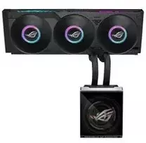 Asus ROG STRIX SLC IV 360 ARGB LCD AiO-Wasserkühlung – 360mm, juodos spalvos