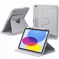 Dėklas na tablet Uniq Dėklas OBROTOWE PENCIL do iPad 10.9 2022 Gen. 10/ 11 2025 A16 Gen. 11 WAKE UP, pilka
