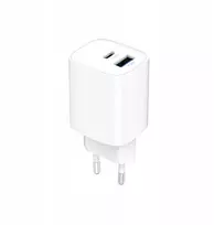 GaN PD/QC 4.0 sieninis įkroviklis 1x USB-C 1x USB-A 30W ART (AZ-U30W2A)