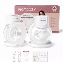 MOMCOZY S12 PRO+ WEARABLE BREAST PUMP Baltas DOUBLE PACK
