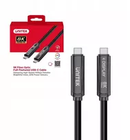 „Unitek“ optinis kabelis USB-C | 10Gbps | PD60W | 8K@30 Hz | juodas, 12 m