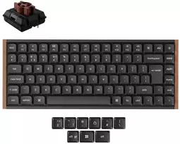 Klaviatūra žaidimams Keychron K3U-H3 75% Milk POM Brown Switch 8K