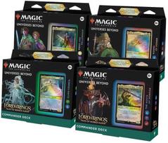 Kolekcionuojamos Kortelės - Magic The Gathering The Lord Of The Rings Commander Deck 4 Pcs