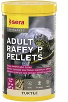 Pilnvērtīga barība ūdens bruņurupučiem - Sera Turtle Adult Raffy P Pellets, 1000ml. 225g