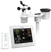 Sencor SWS 16600 WiFi SH Orų stotelė balta / kolorowy LCD / czujnik belaidis
