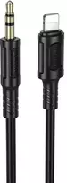 Borofone Cable AUX BL25 Nice - Lightning to jack 3,5mm - 1 metre juodas