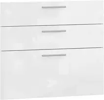 VENTO D3S_H-80/82 fronts, color: baltas high gloss