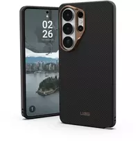 Dėklas Carruzzo Urban Armor Gear UAG Fibr Armr, Juodas/Bronze - Samsung Galaxy S26 Ultra