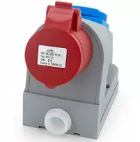 Schneider Electric Lizdas siłowe stałe kombi 16A/4P + GS 230V, ELS Elektrotechnika, N110/4