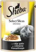 Šlapias kačių ėdalas Sheba, 0,085 kg