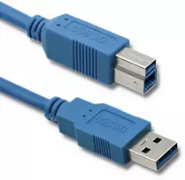 Qoltec USB 3.0 kabelis spausdintuvui A vyr. – B vyr. 1 m