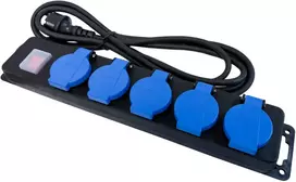 Besk Prailgintuvas lauko 5 vietų IP44 su įžeminimu, 3 m 3x1,5 mm²