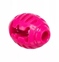 Trixie Soft & Strong kamuoliukas rugby, žaislas, šuniui, rožinė, TPR, 8,5 cm