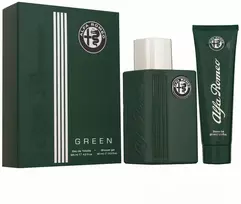 Versace Alfa Romeo Žalias komplektas tualetinio vandens purškiklis 125ml + dušo želė 90ml