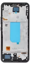 Oem REWA LCD ekranas SAMSUNG A34 5G OLED juodas su rėmeliu
