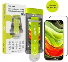 Nezatříděno Ekrano stiklo apsauginiai stiklai „Mobile Origin Screen Guard 3D AR“ su aplikatoriumi PRO iPhone 16 Pro Max