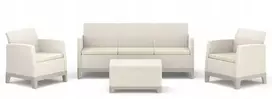 Keter Sodo baldų komplektas Scandi Forma 3 Seater Set pebble pilkas/light beige