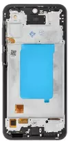 Oem REWA LCD ekranas SAMSUNG A36 OLED juodas su rėmeliu