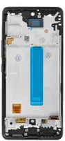 Oem REWA LCD ekranas SAMSUNG A53 5G OLED juodas su rėmeliu