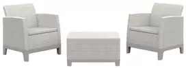 Keter Sodo baldų komplektas Scandi Forma Balcony Set pebble pilka/light beige