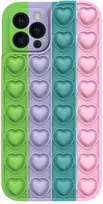 Toptel Topt Heart Pop It dėklas skirtas Samsung Galaxy A22 4G/M22 4G color 5