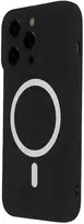Tecto Shield Silikoninis minkštas Mag iPhone 16 Plus dėklas, juodas