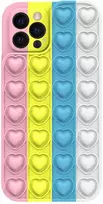 Toptel Topt Heart Pop It dėklas skirtas Samsung Galaxy A22 4G/M22 4G color 2