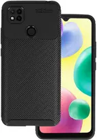 Vennus Carbon Elite dėklas skirtas Xiaomi Redmi 10A juodos spalvos