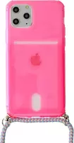 Fusion Accessories Topt STRAP Fluo dėklas skirtas Apple iPhone 7/8/SE 2020/SE 2022 Rožinė