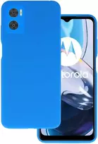Fusion Accessories Topt Silikoninis Lite dėklas skirtas Motorola Moto E22/E22i mėlynos spalvos