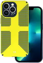 Tel Protect Grip dėklas skirtas Apple iPhone 13 Pro Max geltonos spalvos