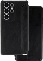 Fusion Accessories Topt Razor Leather Book dėklas skirtas Xiaomi Redmi Note 11 Pro/Note 11 Pro 5G juodos spalvos