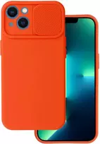Toptel Topt Camshield Soft dėklas skirtas Apple iPhone 14 oranžinės spalvos