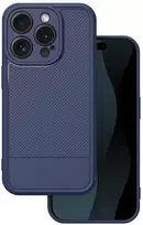TFO Telforceone „Simple Carbon“ dėklas, skirtas „iPhone 15 Pro 6,1“; mėlynas