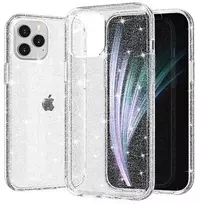 Toptel Topt Crystal Glitter dėklas skirtas Xiaomi Redmi Note 14 5G sidabro spalvos