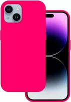 Tel Protect silikoninis Premium dėklas telefonui Apple iPhone 15 Plus rožinės spalvos