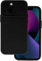 Toptel Topt Camshield Soft dėklas skirtas Xiaomi Redmi Note 12 5G/Poco X5 juodos spalvos