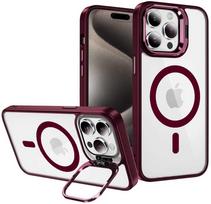 Tel Protect Kickstand Magsafe Dėklas skirtas Apple iPhone 13 Pro burgundy